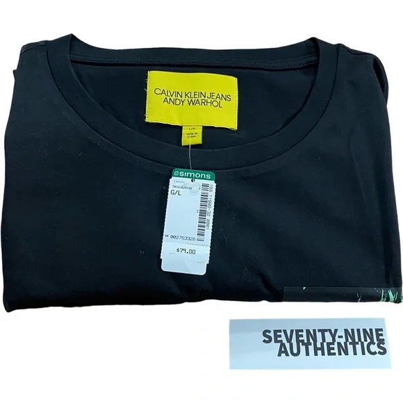 NWT - Calvin Klein x Andy Warhol Long Sleeve Shirt - Picture 7 of 10